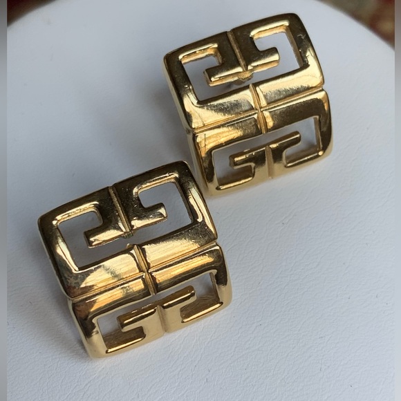 Vintage Givenchy Four G Earrings - Picture 2 of 7